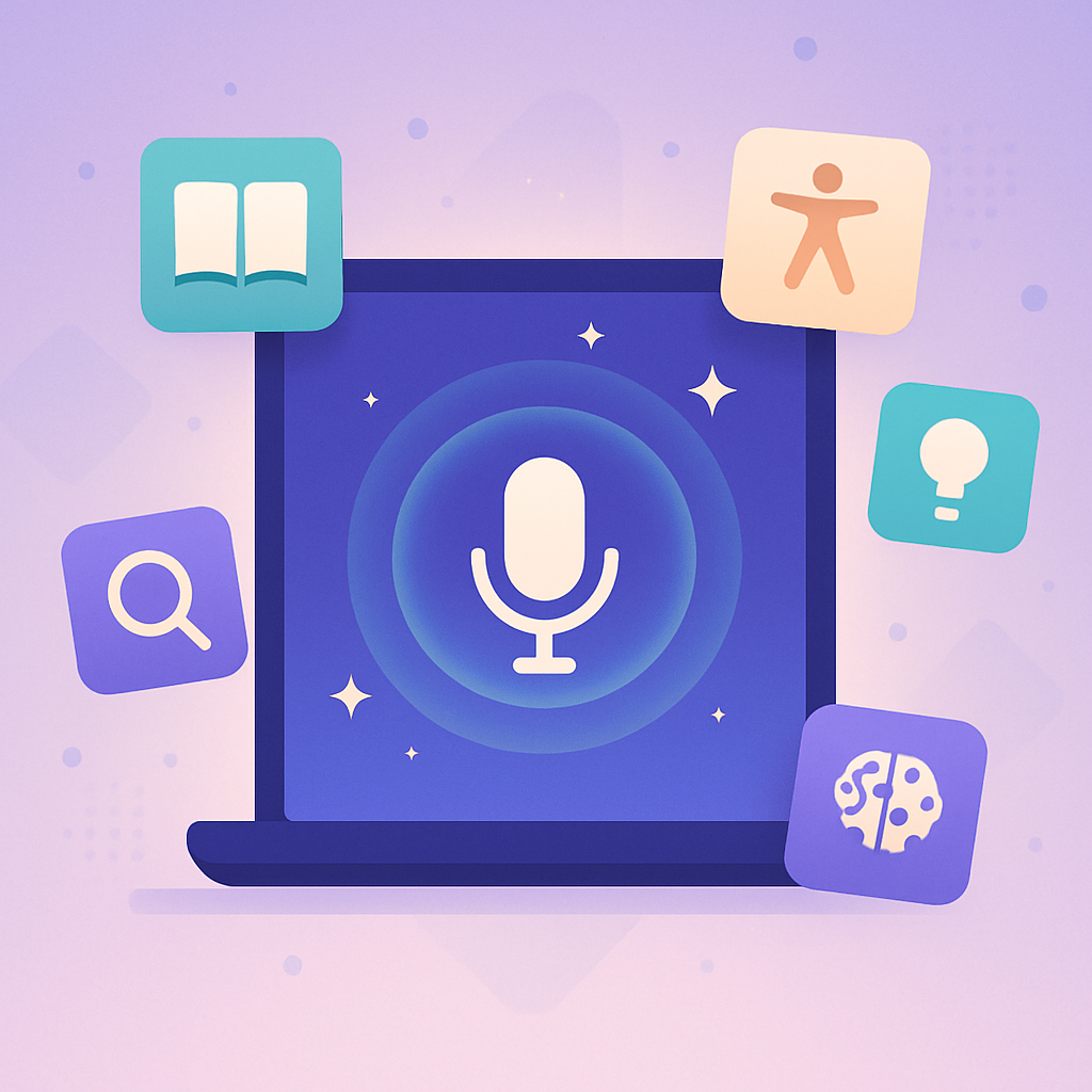 Illustration de la recherche vocale intelligente
